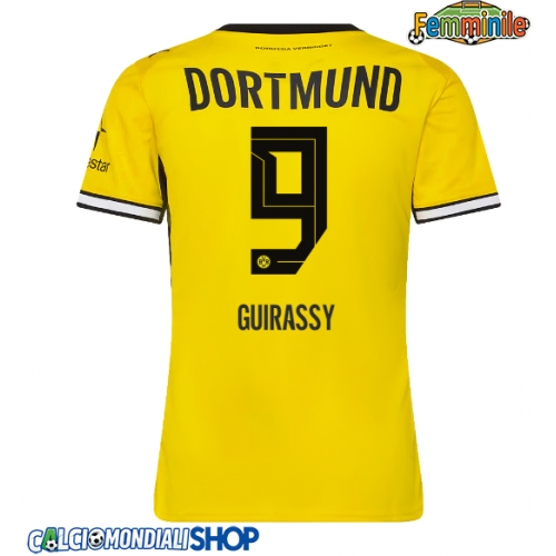 Maglie da calcio Borussia Dortmund Serhou Guirassy #9 Prima Maglia Femminile 2026-27 Manica Corta